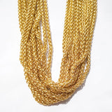 3M Golden Steel Braided Chain Link Jewelry Making Findings DIY
