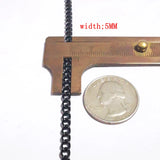 3m Stainless Steel 5mm Cowboy Chain DIY Necklace