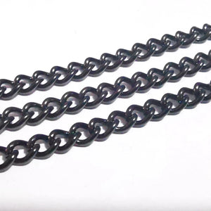 3m Stainless Steel 5mm Cowboy Chain DIY Necklace