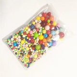 3mm-12mm Mix Candy Acrylic Round Beads for Jewelry Making