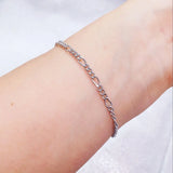 925 Silver Chain Bracelet for Women Men