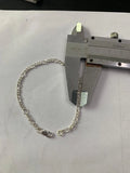 925 Silver Chain Bracelet for Women Men