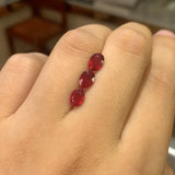 100% Natural Ruby Oval Cut Loose Stones for Jewelry Craftsman