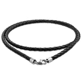 2M Braided Leather Cord Necklace Bracelet Jewelry Making 3mm-6mm