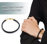 2M Braided Leather Cord Necklace Bracelet Jewelry Making 3mm-6mm