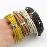 2M Braided Leather Cord Necklace Bracelet Jewelry Making 3mm-6mm