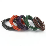 2M Braided Leather Cord Necklace Bracelet Jewelry Making 3mm-6mm