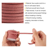 36-Color Faux Suede Cord 3mm 4mm 5mm Braided DIY Velvet Leather