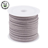 36-Color Faux Suede Cord 3mm 4mm 5mm Braided DIY Velvet Leather