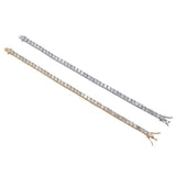 High Quality Brass CZ Tennis Bracelet 1 Row Hip hop Jewelry