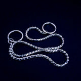 3/4/5mm Snake P Chain Puppy Collar Stainless Steel Small Pet Dog Training