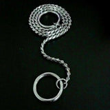 3/4/5mm Snake P Chain Puppy Collar Stainless Steel Small Pet Dog Training