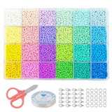 3mm/4mm Czech Glass Seed Beads Kit for Jewelry Making