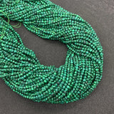 3mm 4mm Malachite Faceted Beads for Jewelry Making DIY Necklace Bracelet