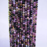 Natural Tourmaline Stone Beads Faceted Loose Gem Stone Beads