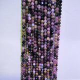 Natural Tourmaline Stone Beads Faceted Loose Gem Stone Beads