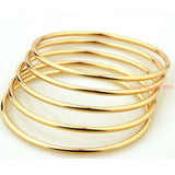 3mm 5pcs Silver Stainless Steel Bracelet Mens Womens Unisex Jewelry