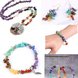 Natural Larimar Beads Gravel Chip Loose Spacer Beads 16 Inches
