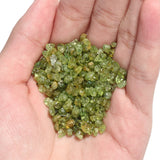 3mm-8mm Peridot Olivine Gravel Chip Loose Beads 16 Inch