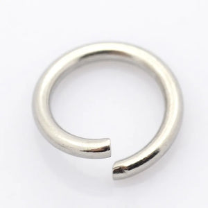Stainless Steel Open Jump Rings 3mm/8mm Jewelry Findings