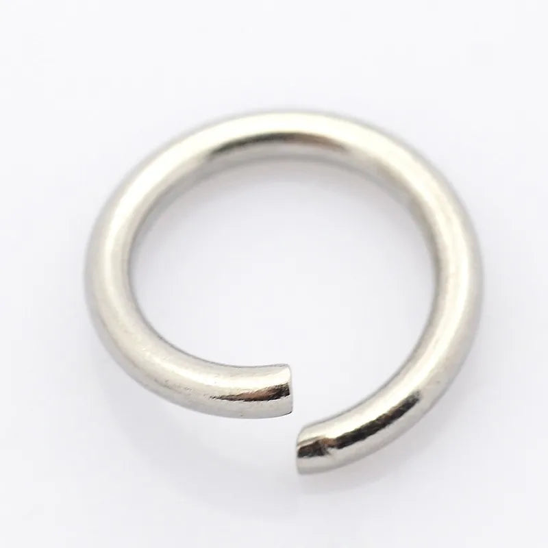 Stainless Steel Open Jump Rings 3mm/8mm Jewelry Findings