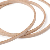 3mm 90M Flat Faux Suede Cord Leather Lace Thread DIY Necklace Bracelet Making