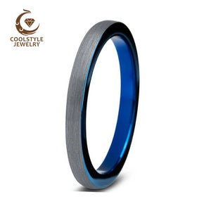 3mm Tungsten Carbide Wedding Ring Band Size 4-15