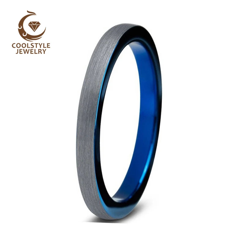 3mm Tungsten Carbide Wedding Ring Band Size 4-15