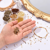 3mm Champagne Glass Seed Beads for Jewelry Making
