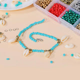 3mm Glass Seed Bead Box Set with Tools for DIY Jewelry