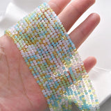 3mm Colorful Porcelain Loose Beads Flat Round Wheel Beads DIY Jewelry Making