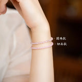 3mm Crystal Bracelet with Fine Powder for Women