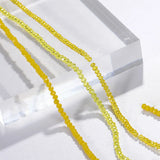 3mm Crystal Glass Colored Faceted Loose Beads DIY for Bracelet Necklace