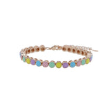 3mm CZ Enamel Bracelet Chain for Men Women