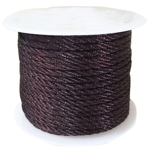 3mm DK Coffee Twist Twine Thread Nylon Cord-30m/Roll Craft Jewelry