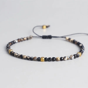 Dainty Lapis Lazuli 7 Chakra Agate Bracelet Women