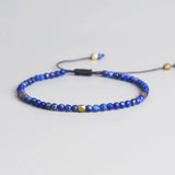 Dainty Lapis Lazuli 7 Chakra Agate Bracelet Women