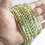 3mm Faceted Mixed Crystals Beads Round Faceted Jaspers 15''