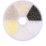 3mm Glass Seed Bead Tiny Loose Bead Assorted DIY Jewelry Making