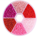 3mm Glass Seed Bead Tiny Loose Bead Assorted DIY Jewelry Making