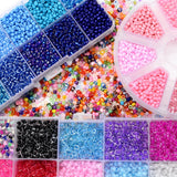 Rainbow Czech Crystal Glass Beads Set for DIY Jewelry Making