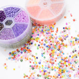 Rainbow Czech Crystal Glass Beads Set for DIY Jewelry Making