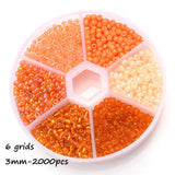 Rainbow Czech Crystal Glass Beads Set for DIY Jewelry Making