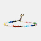3mm Natural Agate Stone Hand-woven Bracelets for Luck Love