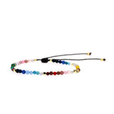 3mm Natural Agate Stone Hand-woven Bracelets for Luck Love