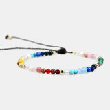 3mm Natural Agate Stone Hand-woven Bracelets for Luck Love