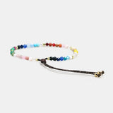 3mm Natural Agate Stone Hand-woven Bracelets for Luck Love