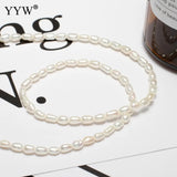 3mm Rice Freshwater Pearl Beads 0.8mm Hole Pink Purple