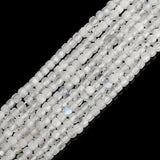 3mm Garnet Labradorite Rhodonite Cube Spacer Beads