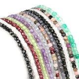 3mm Cube Beads Natural Gemstone for Jewelry Making